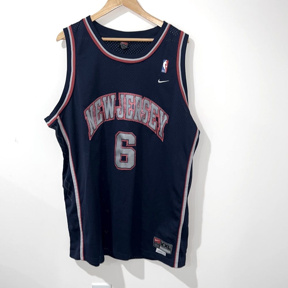 • Nike NBA • Mens Tank Top Jersey Blue New Jersey Martin 6 Red XXL - Picture 1 of 4